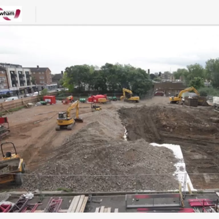 Viewer screenshot from East Ham council redevelopment site