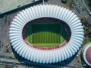 stadium aerial shot