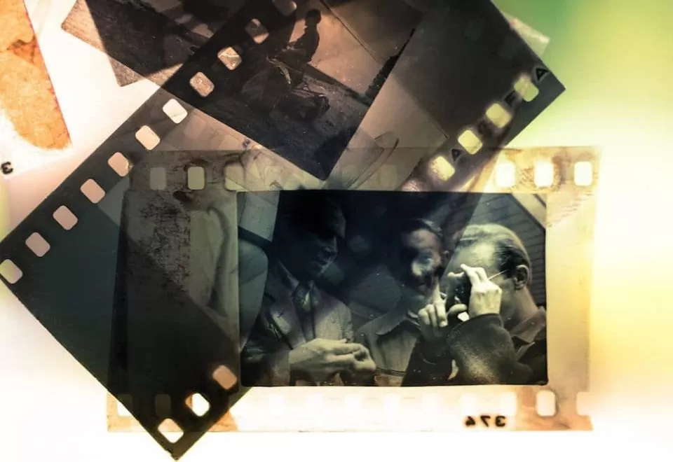 Image of analogue film photography slides.