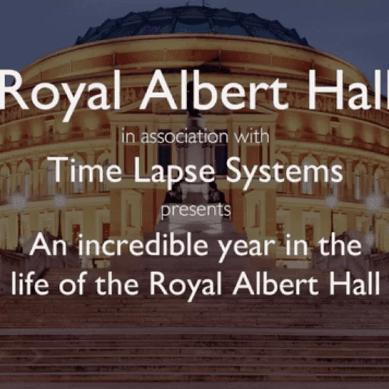 "An Incredible Year in the Life of the Royal Albert Hall" title screen