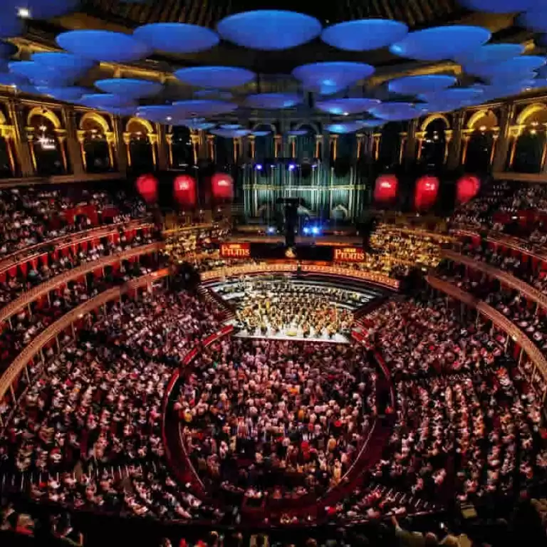 Iconic internal picture of the Royal Albert Hall
