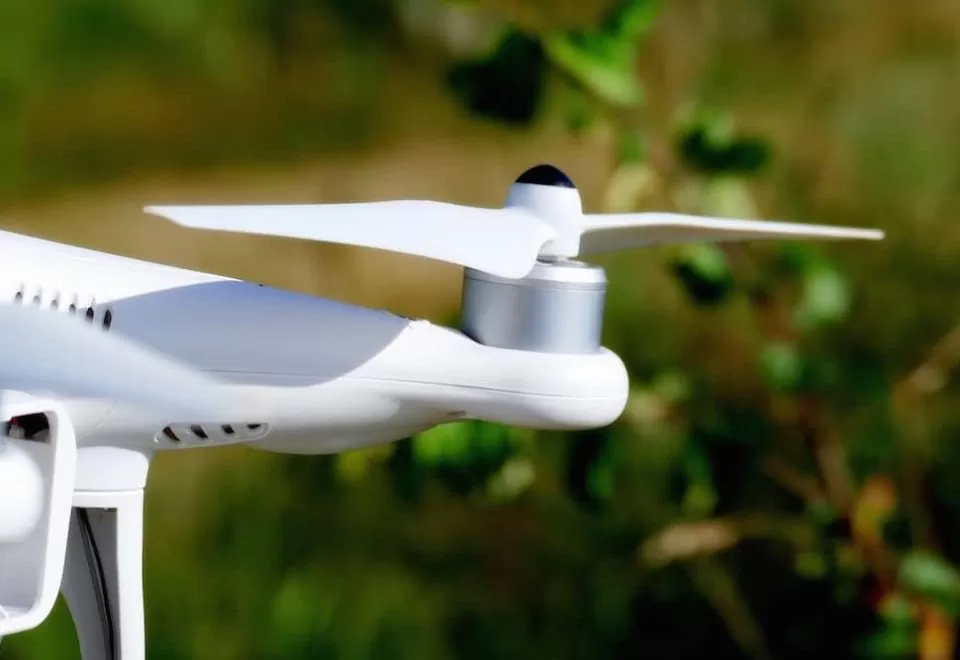 Close-up of a drone