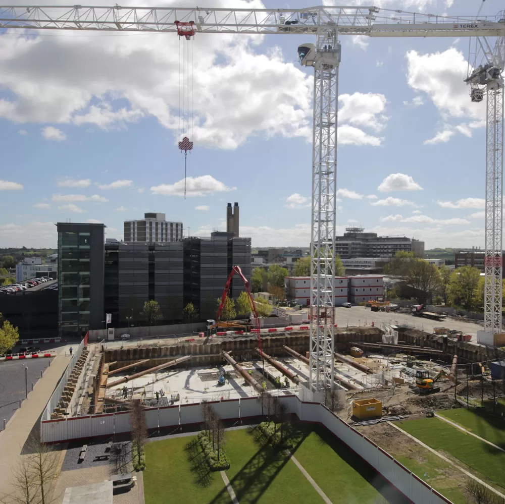 Kier's work on the Project Capella construction at University of Cambridge