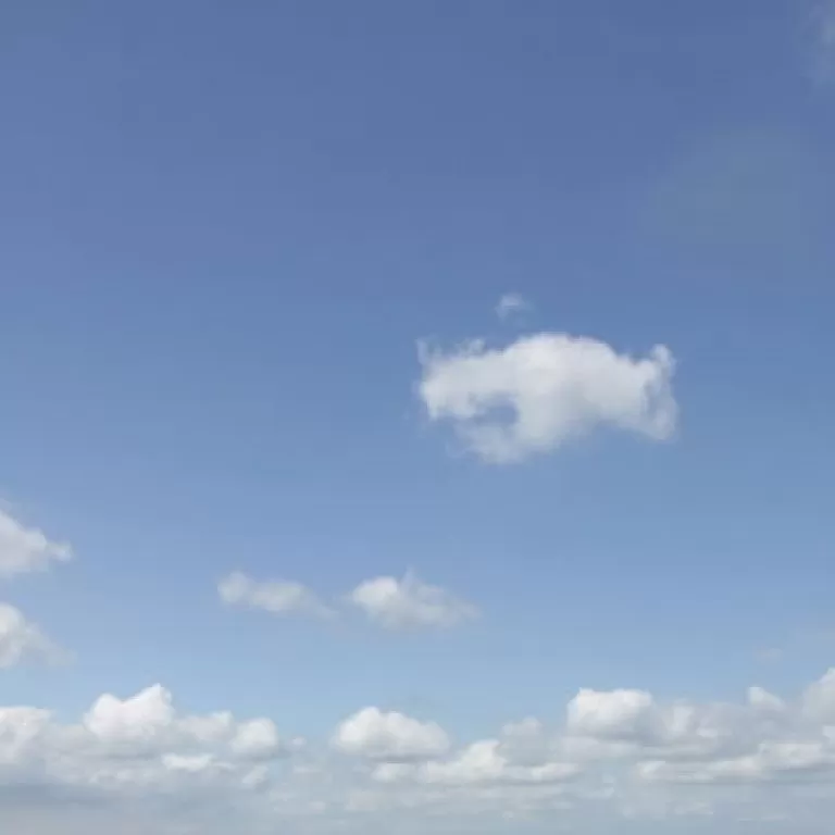 Wide view of clouds in the sky