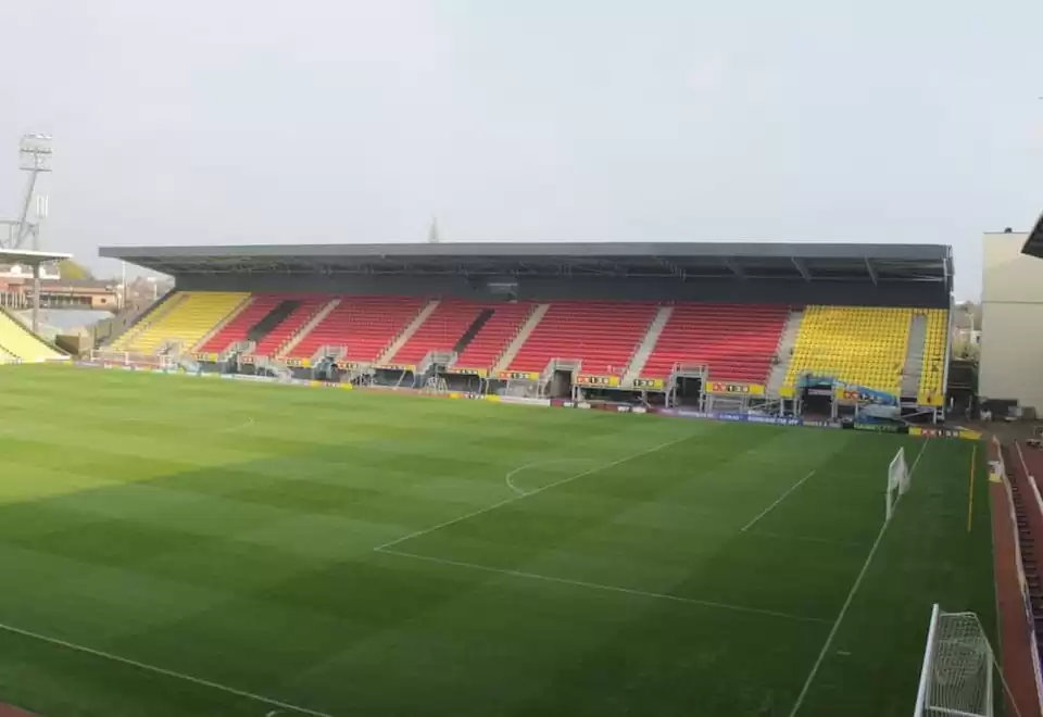 Completed Sir Elton John Stand at Watford FC's Vicarage Road