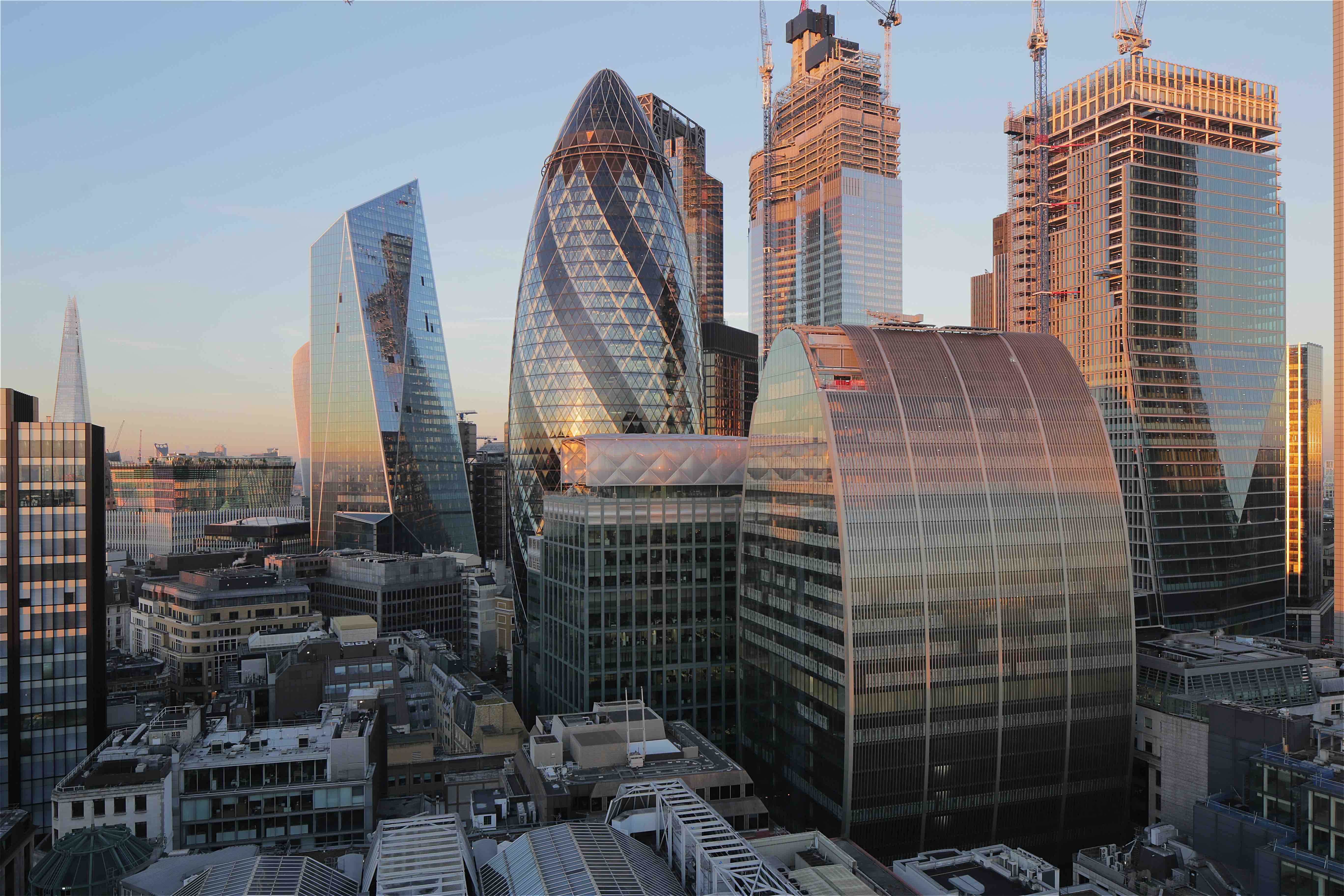An image of the London skyline captured by Time-Lapse Systems.